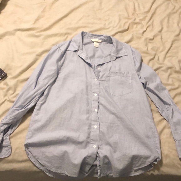 Cute blue button down shirt - Picture 1 of 1